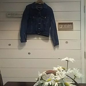 Womans jean jacket faded glorey